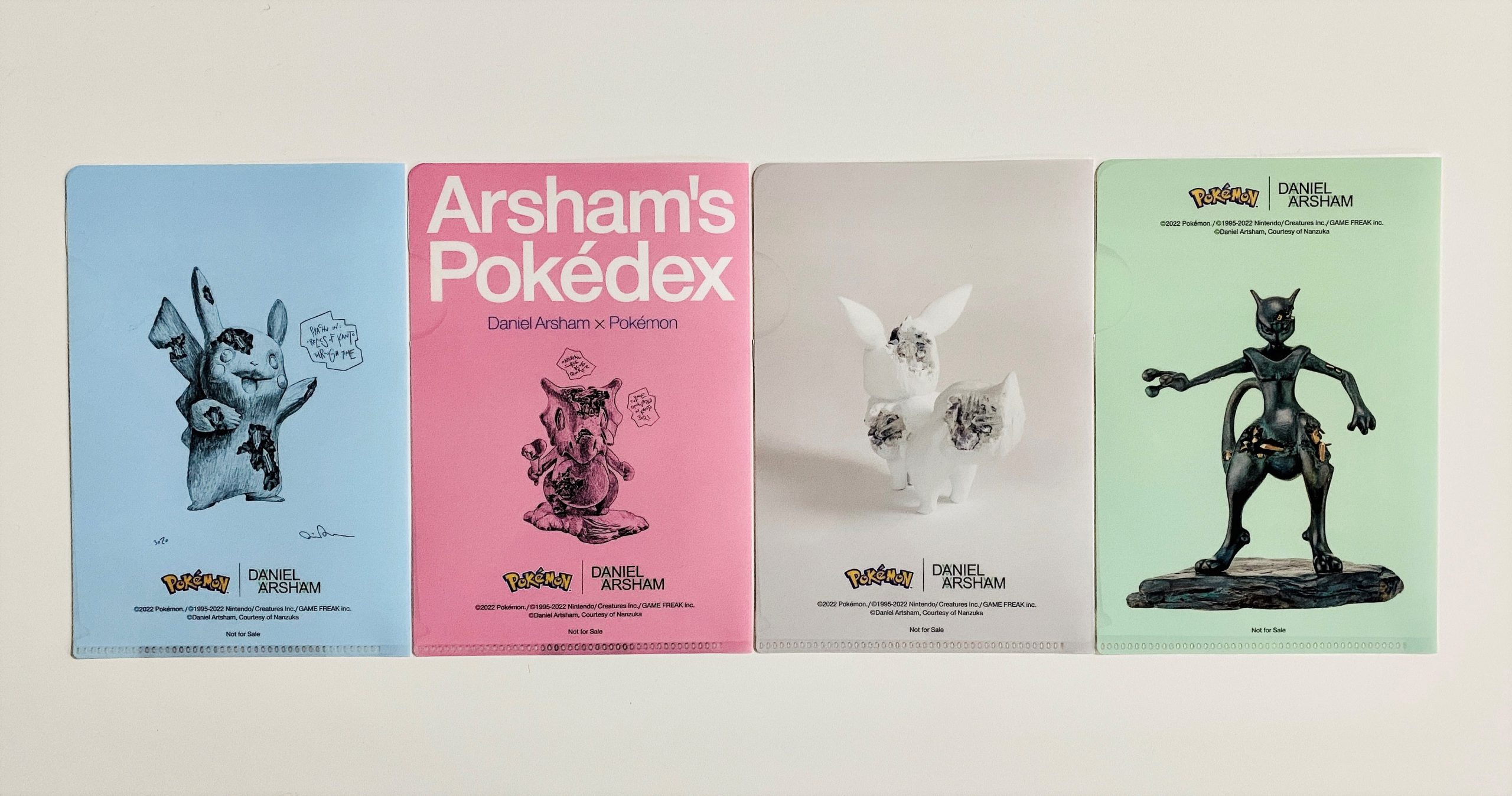 Daniel Arsham × Pokémon ポスター  2点